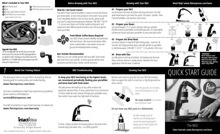 Neo Brew Guide A4 Half November 2020 Web | PDF | Manufactured Goods | Drink