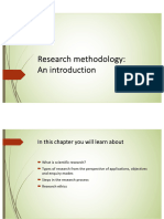 C1 Research Methodology. An Introduction