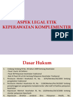 Legal Etik Keperawatan Komplementer - Ganjil 23-24