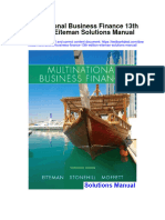 Multinational Business Finance 13th Edition Eiteman Solutions Manual