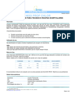 BT Nixx Prof CHLOR Desinfetante para Tecidos e Roupas Hospitalares A Base de Hipoclorito de Sodio