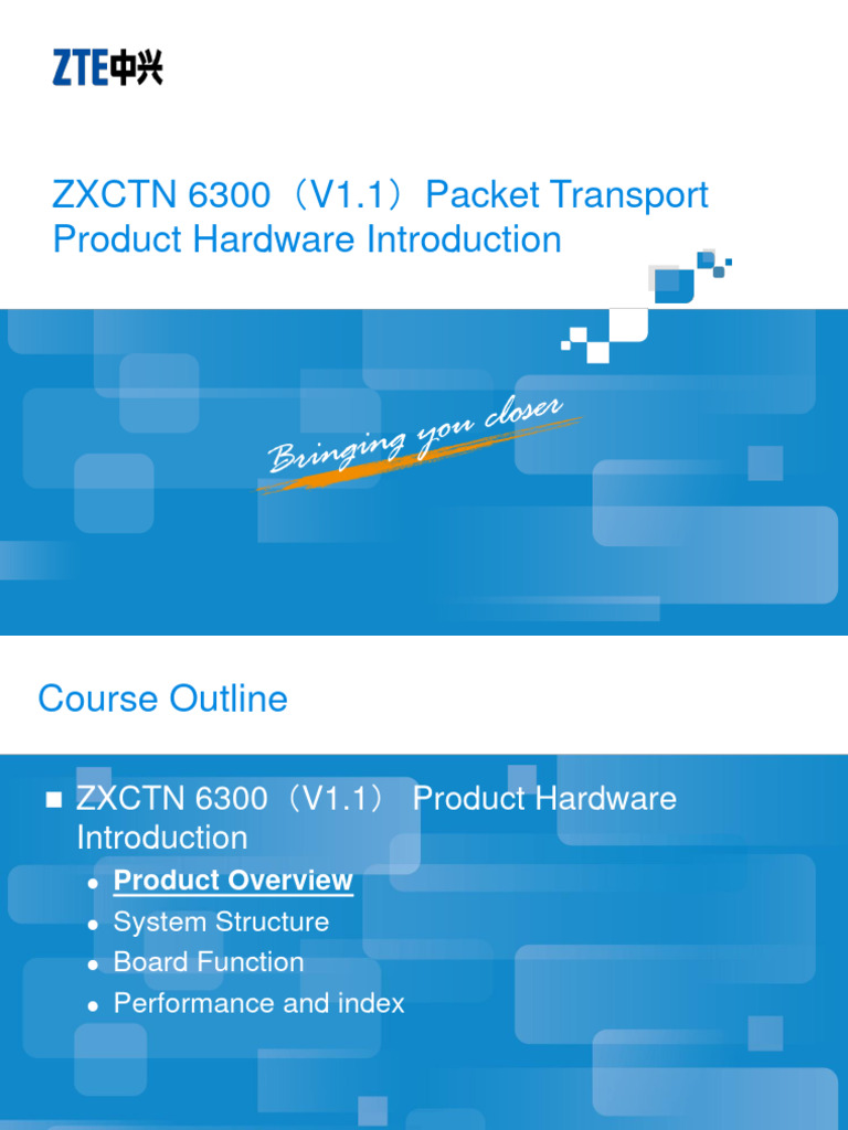 Zte ZXCTN 6300 | PDF | Computer Network | Asynchronous Transfer Mode