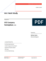 Arc Flash Study Report Example