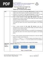 AIML - 04 Single Layer Perceptron