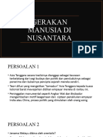 Gerakan Manusia Di Nusantara