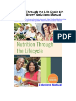 Nutrition Through The Life Cycle 6th Edition Brown Solutions Manual