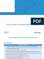 Focused COVID-19 and Health Media Monitoring Nepal - (English) - 25th September