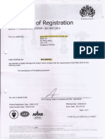 Ae Pillar Hydrant Certificate
