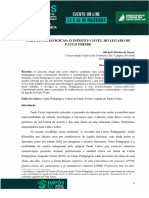 Cartas Pedagógicas - O INÉDITO-VIÁVEL DO LEGADO DE PAULO FREIRE - 2021