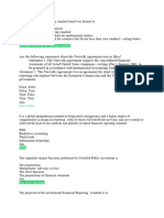 Development of Financial Reporting Framework and Standard-Setting Bodies