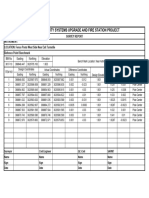 Survey Report For Fence Posts On West Side Near Turnstile-PMT