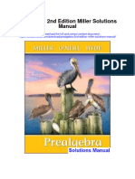 Prealgebra 2nd Edition Miller Solutions Manual
