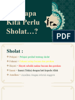 Mengapa Kita Perlu Sholat