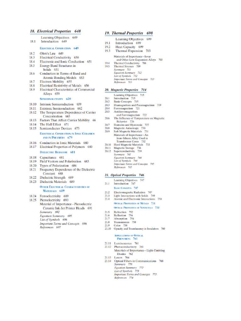 Topics on mat sci PDF