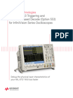 Mil-Std 1553 Triggering and Hardware-Based Decode (Option 553) For Ininiivision Series Oscilloscopes