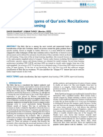 Classifying Maqams of Quranic Recitations Using D