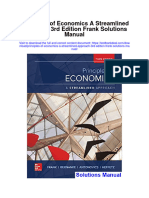 Principles of Economics A Streamlined Approach 3rd Edition Frank Solutions Manual