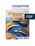 Principles of Environmental Science 8th Edition Cunningham Test Bank