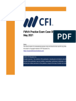 CFI FMVA Practice Exam Case Study a 1 .Xlsx