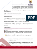 Invitación A 5K.UdeO.2023 A estudiantesUDEO, Escolares y General