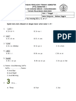 Soal B'ingg Untuk Kelas 2