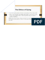 Ethics of Dying