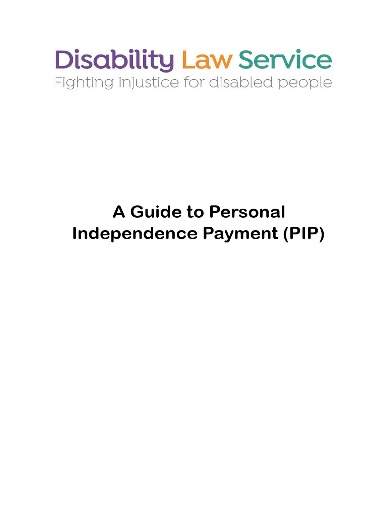 How To Claim PIP 1 PDF Social Programs Humanitarian Aid