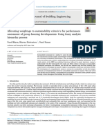 Bhyan, Shrivastava, Kumar - 2023 - Allocating Weightage To Sustainability Criteria's For Performance Assessment of Group Housing Develop