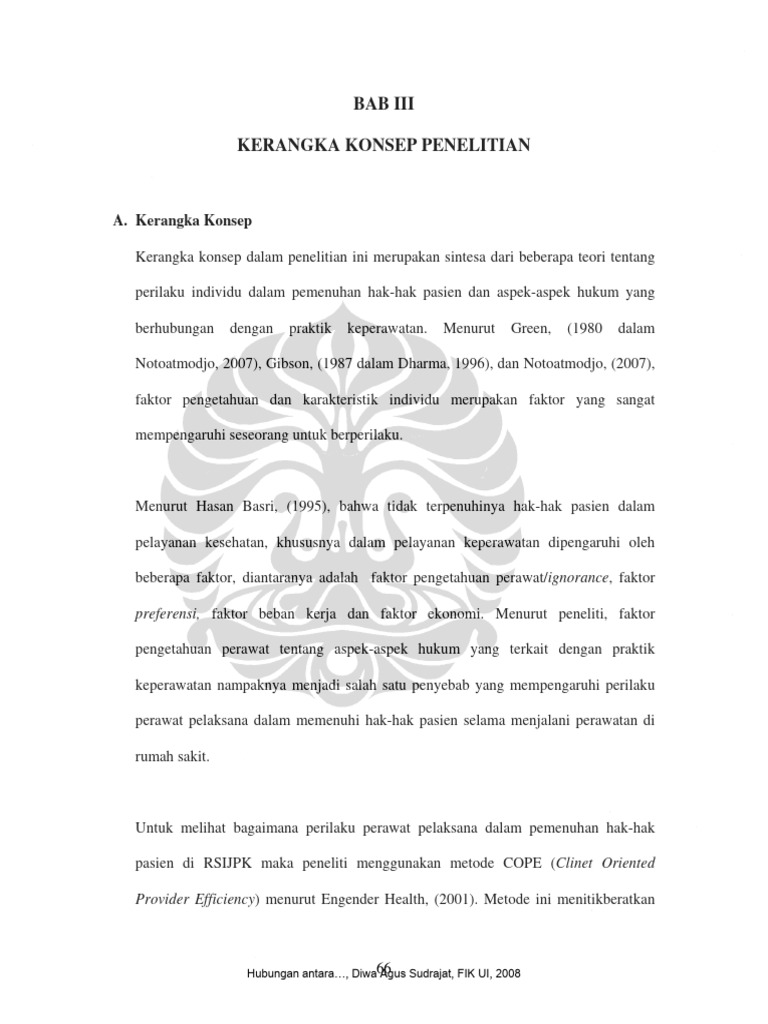 Bab Iii Kerangka Konsep Penelitian | PDF