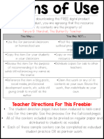 Teacher Directions For This Freebie