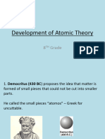 Development of Atomic Theory PDF