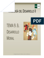 DESII. Tema 9. El Desarrollo Moral