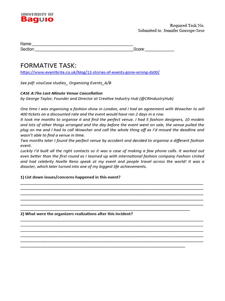 Case A And Case B Pdf