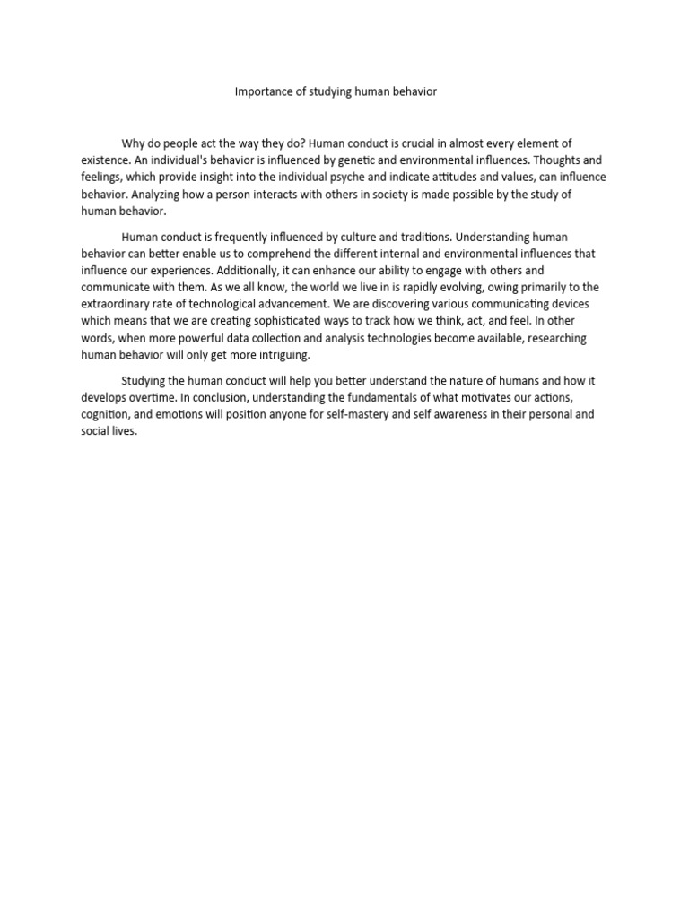 Understanding Human Behavior Dynamics | PDF