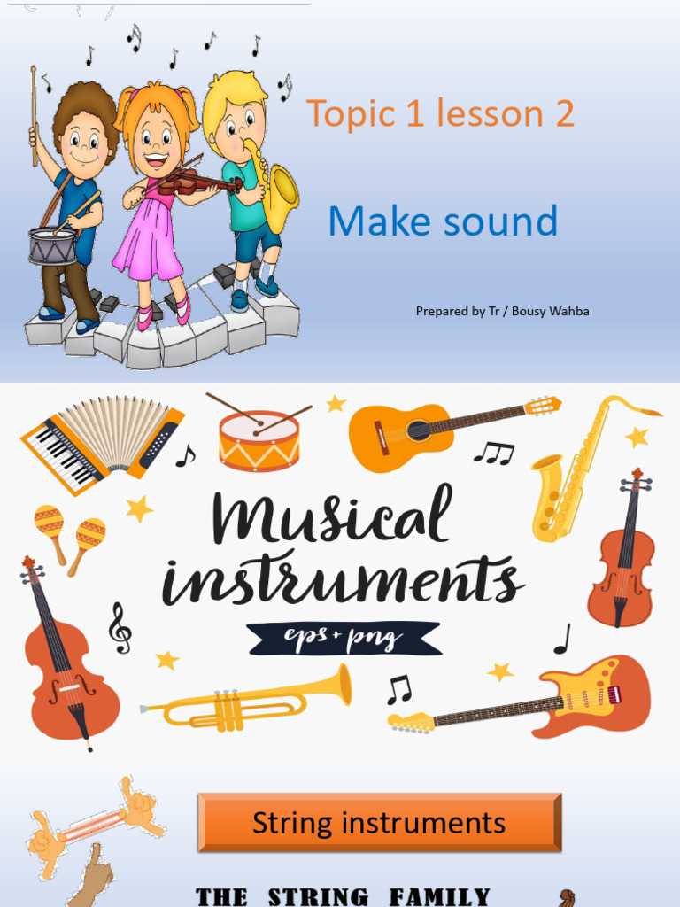 Topic 1 Lesson 2 Make Sound PDF