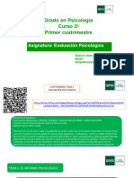 Informe Psciológico Tema 3