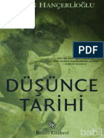 Düşünce Tarihi - Orhan Hançerlioğlu