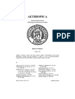 AETHIOPICA Vol 25 - Index of authors-OTH