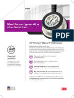 3mtm Littmannr Classic Iiitm Stethoscope Sell Sheet