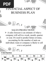 Entrepreneur Lesson 8 Financial Aspect of Business Plan