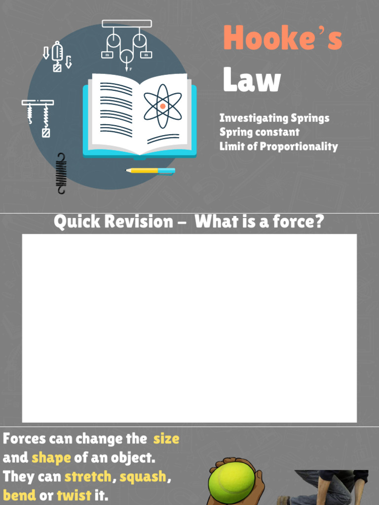 Hooke's Law | PDF | Deformation (Engineering) | Physical Quantities