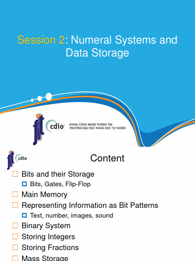 NMCNTT 3 NumeralSystems and DataStorage - PNCuong | PDF | Computer Data ...