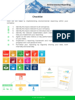 Environmental Reporting - Summary Checklist Handout