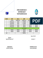 Jadwal Mapel 2C