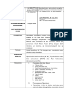 Spo Identifikasi MTB Metode Biokimia Dengan Uji Niasin (Niacin) Sety