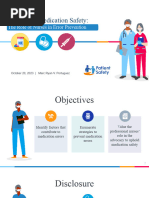 Systems Approach To Medication Safety CSMC Final 2023