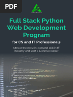 Python Full Stack Program