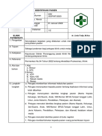 SOP Identifikasi Pasien 2023