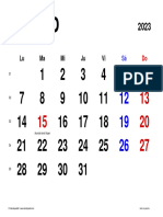 Calendario Agosto 2023 Espana Horizontal Clasico