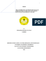 Muhammad Reyhan Sya'ban - Analysis of Contribution and Projection of Local Tax (Tourism Sector) To Local Own Source Revenue Banyumas Regency 2013 - 2022